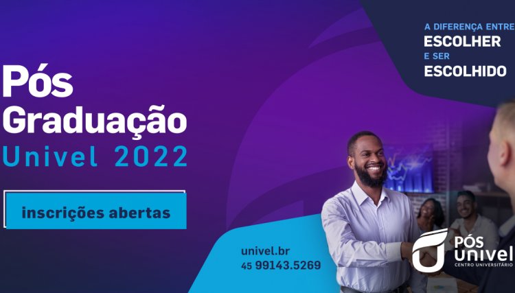 Pós-graduação Univel: Conheça os cursos presenciais e a distância