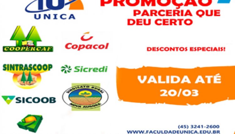Unica oferece 30% de desconto nas mensalidades para empresas parceiras 