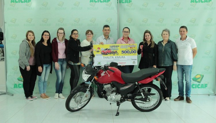 Premiação do 3° sorteio do 25° Festivendas da Acicaf foi entregue hoje