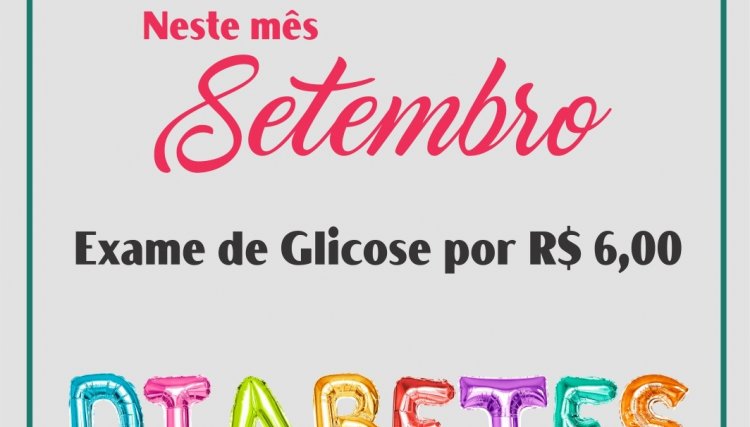 Genesis alerta sobre importância do exame de glicose