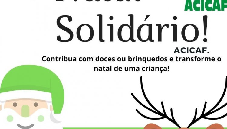 Acicaf promove Campanha Natal Solidário