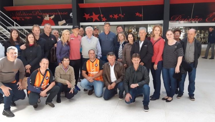 Diretoria da Copacol visita a estrutura do Atlético Paranaense 