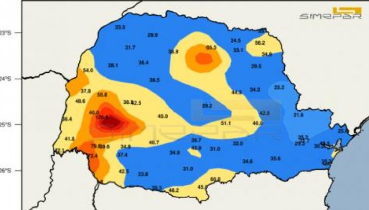 Defesa civil alerta para temporal na região oeste 
