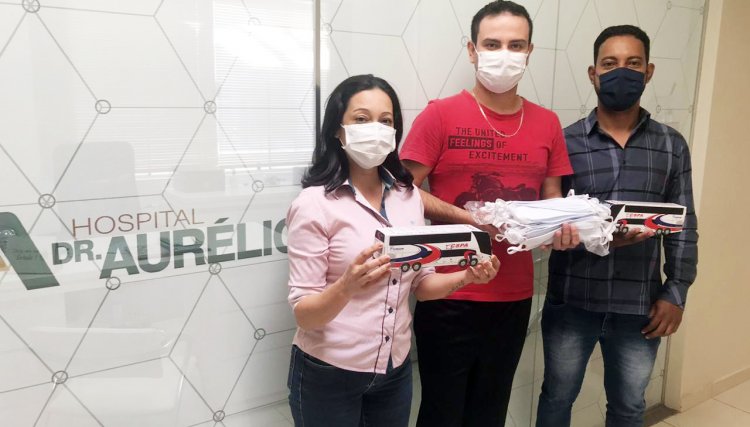 Grupo CSPA faz doação de máscaras para o Hospital Dr Aurélio