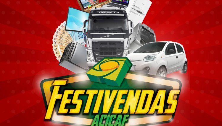 Acicaf promove sorteio do Festivendas durante 1° Criança Solidária