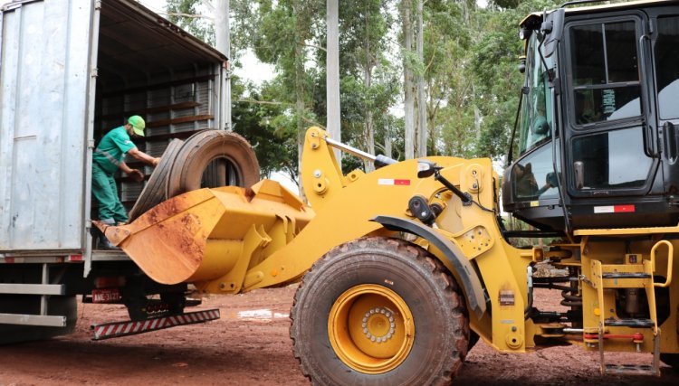 Cafelândia faz ação de coleta de pneus