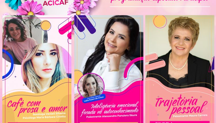Acicaf realiza atividades em comemoração ao mês da mulher