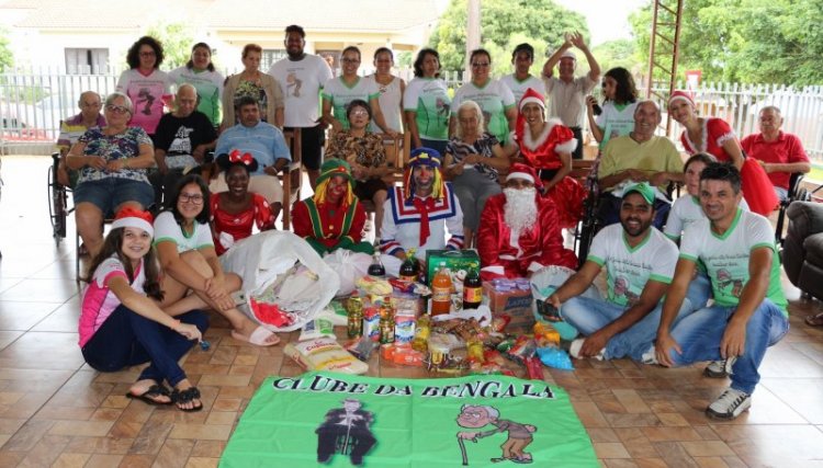 Clube da Bengala promove um Natal mais solidário no Lar São Roque