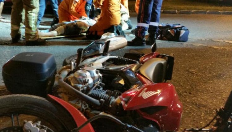 Motociclista sofre grave acidente em Cafelândia