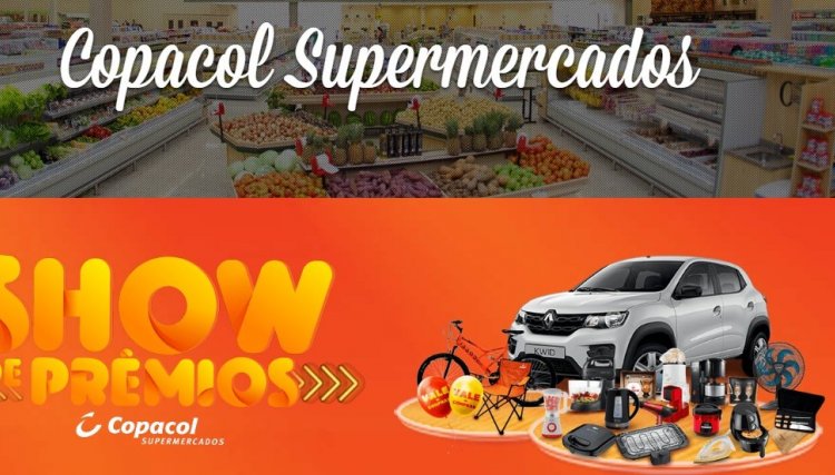 Copacol Supermercados finaliza hoje a promoção Show de Prêmios