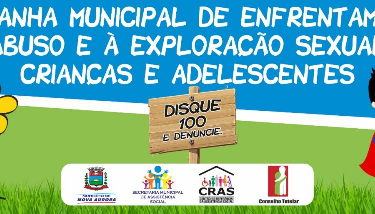 Nova Aurora realiza palestra de Combate ao Abuso Sexual de Crianças e Adolescentes
