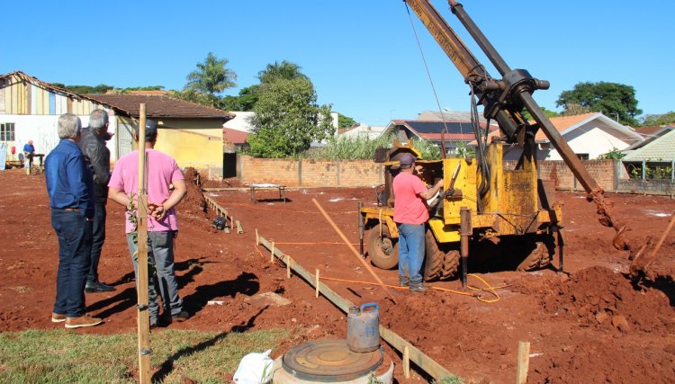 Com apoio do deputado André Bueno, começa a construção do CRAS em Cafelândia