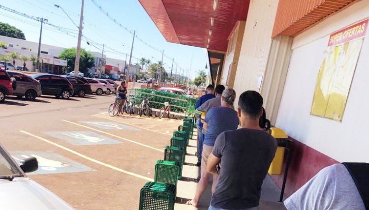 Copacol Supermercados está atendendo com restrições para garantir a segurança das pessoas