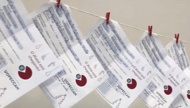UOPECCAN busca padrinhos para cartinhas de natal das crianças da oncopediatria