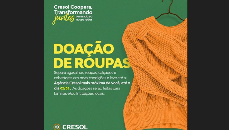 Cresol coopera, transformando juntos o mundo ao nosso redor