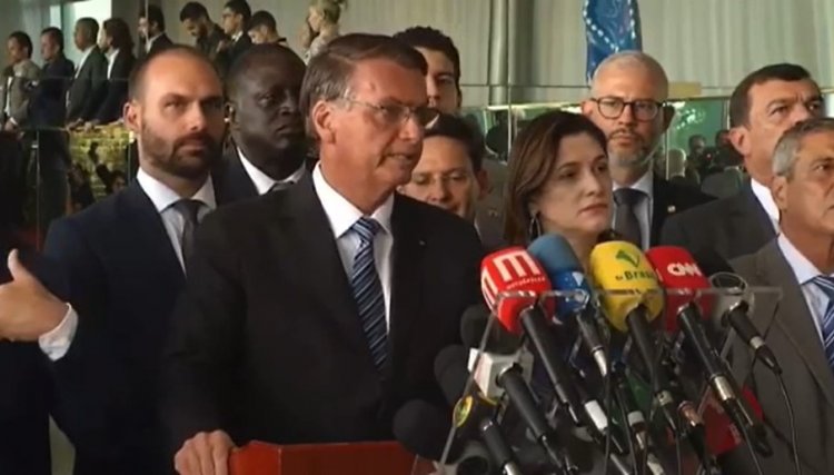 Veja o vídeo do pronunciamento do presidente Jair Bolsonaro 