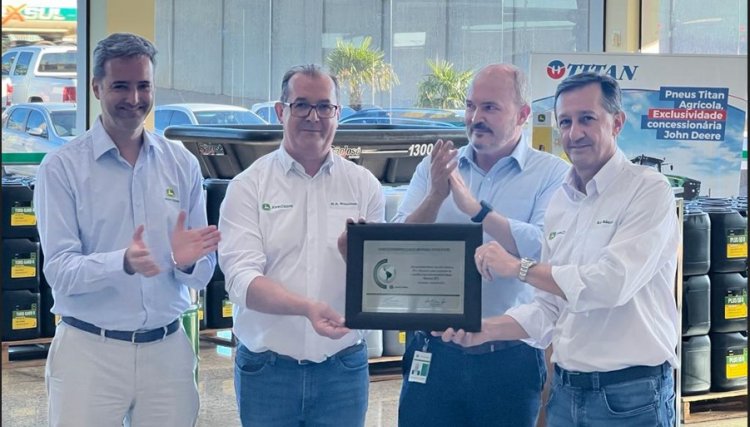 M.A. Máquinas recebe premiação Concessionário Classe Mundial 2021