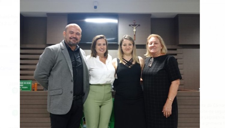 Rose do Raio X é eleita presidente da Câmara dos Vereadores de Cafelândia