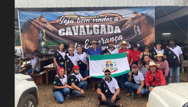 Integrantes da ACMC participam de cavalgada em Nova Cantu