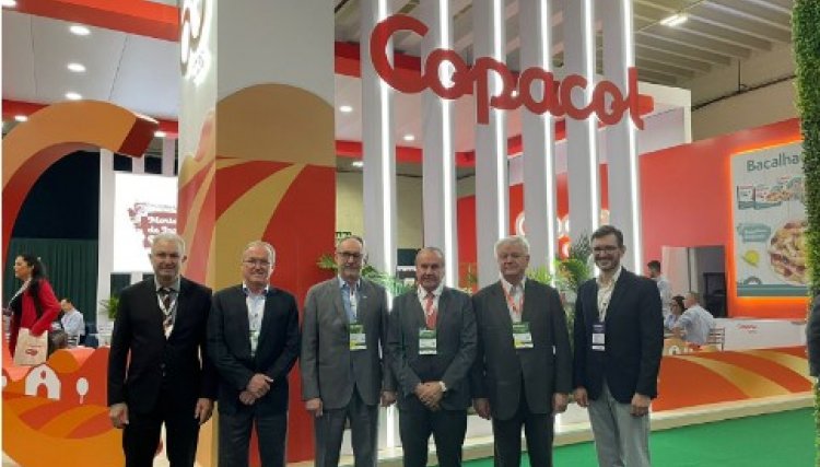 Presidente da Copacol participa da ExpoApras 2023 e recebe lideranças do cooperativismo 