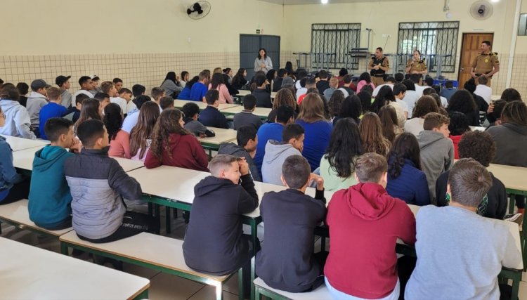 Operação da Polícia Militar continua como prioridade nas escolas de Cafelândia e região