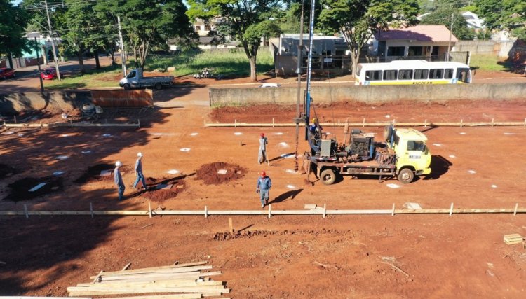 Prefeitura de Cafelândia inicia construção de seis salas de aula no Cmei João XXIII