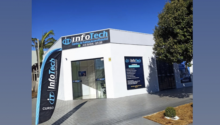 A Info Tech em Cafelândia conta com 130 cursos profissionalizantes para a sua capacitação 