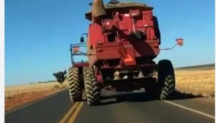 Sérgio Souza protocola indicação para regulamentar o trânsito de máquinas agrícolas em vias públicas