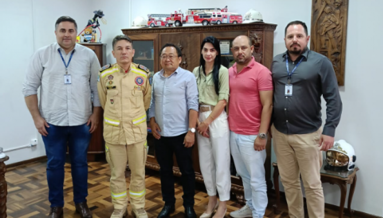 Prefeito de Cafelândia solicita a instalação do Corpo de Bombeiros Integrado