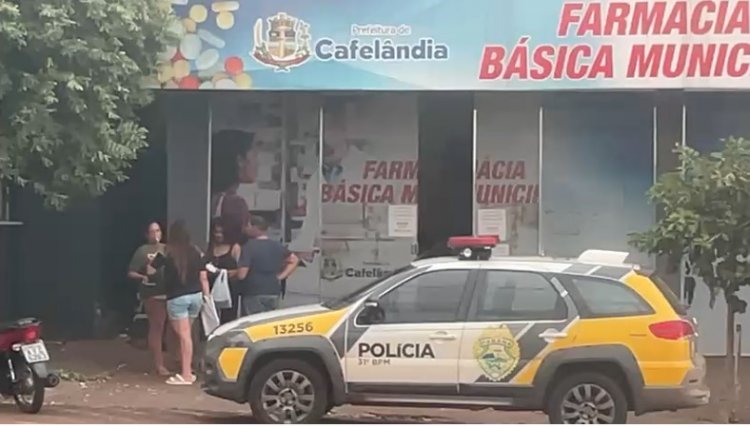 Polícia é acionada após tumulto em Farmácia Básica Municipal em Cafelândia