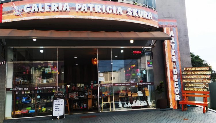 Inaugurarada recentemente, Galeria em Cafelândia já é um sucesso