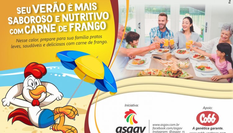 Cobb e ASGAV informam aos consumidores sobre os benefícios do frango