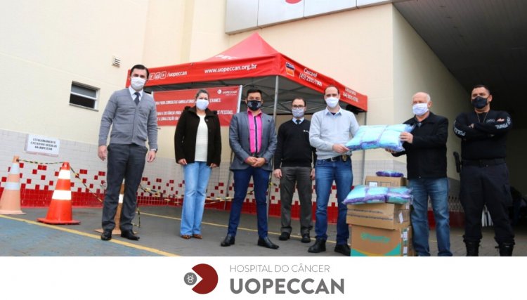 Uopeccan de Cascavel recebe 7 mil máscaras produzidas por detentos da PIC