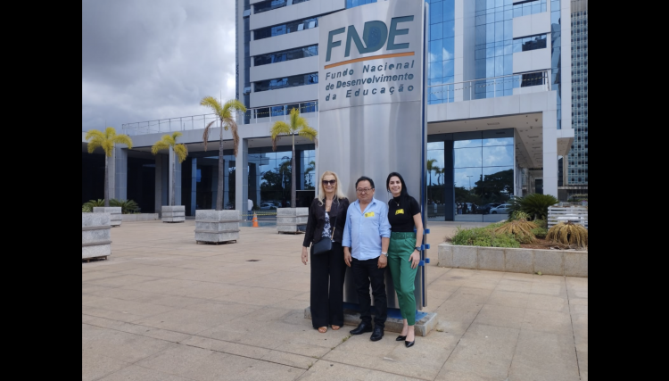 Prefeito Culestino Kiara de Cafelândia participa de audiência no FNDE em Brasília