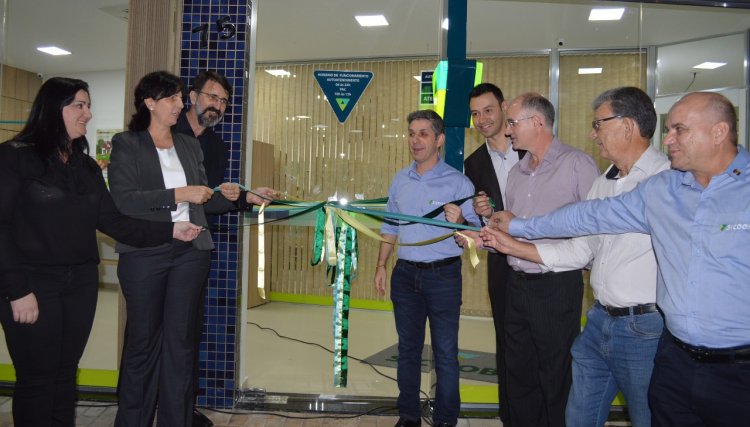 Sicoob maior Cooperativa de crédito do Brasil, inaugura Ponto de Atendimento em Nova Aurora