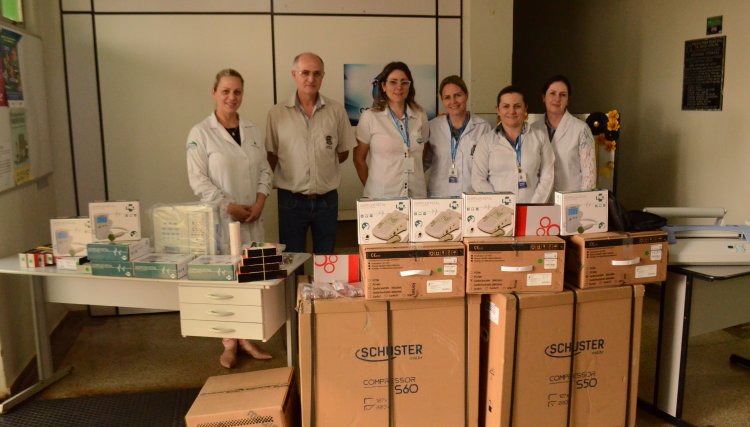 Nova Aurora repassa 150 mil em equipamentos para a saúde