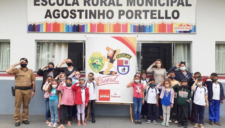 Com o apoio da Copacol as escolas de Goioerê e Moreira Sales dão início às aulas do Proerd