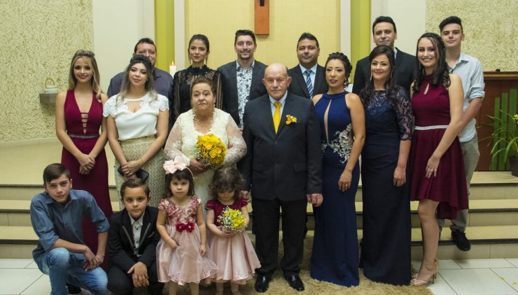 Casal comemora Bodas de Ouro em Cafelândia