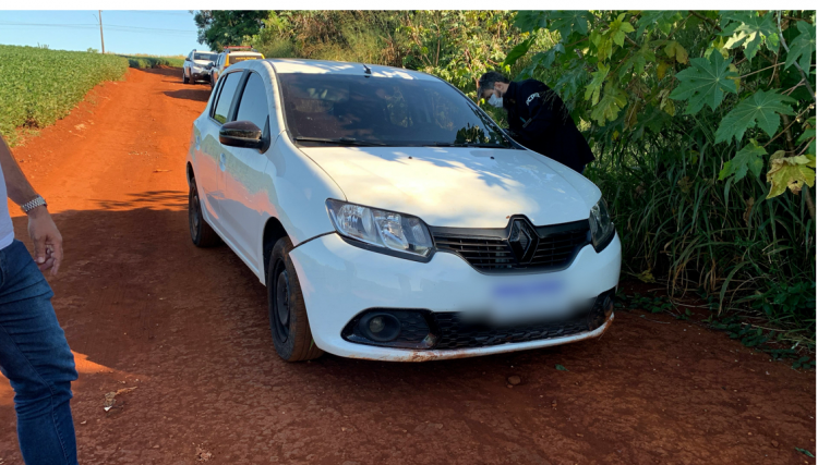 Encontrado carro usado para matar preso ex-morador de Nova Aurora na PR 180 entre Cafelândia e Cascavel 
<br/>