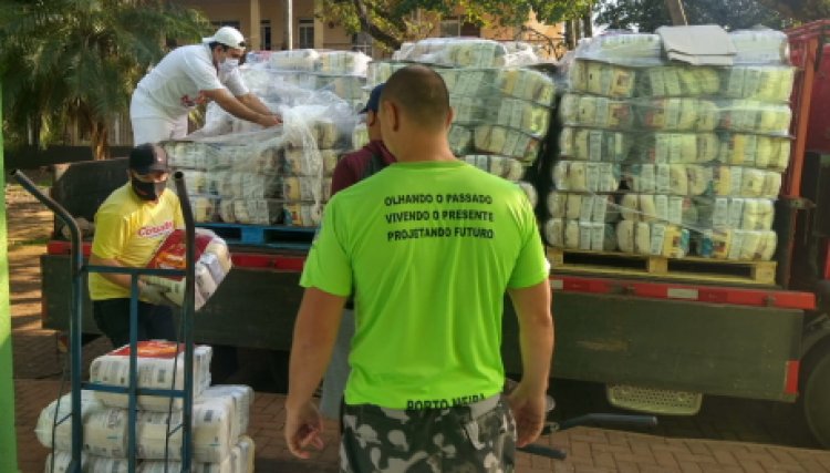 Auxílio eventual da Itaipu beneficia 415 famílias na região, ao todo já foram investidos R$ 23 milhões no combate a Covid-19