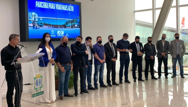 Giacobo destinou mais de R$ 20 milhões para o aeroporto de Cascavel 