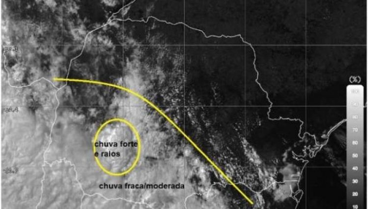 Alerta de temporal para Região Oeste neste sábado 05