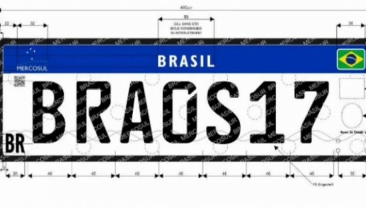 Novas placas de veículos do Mercosul foram adiadas