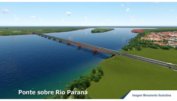 Governo divulga vencedora da licitação para nova ponte Paraná-Mato Grosso do Sul, obra será financiada pela Itaipu 