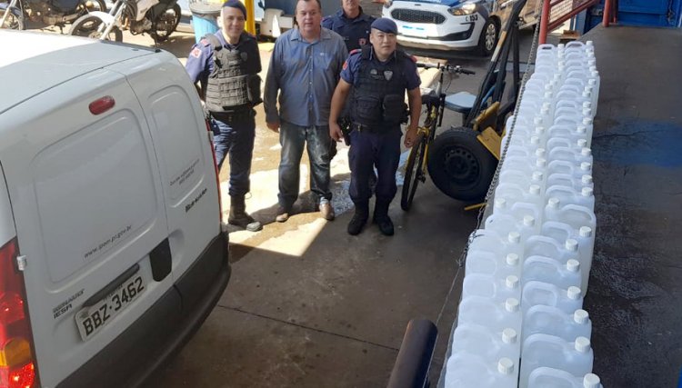 Ipem doa lote de álcool em gel para Defesa Civil