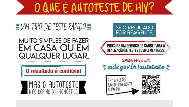 Autoteste de HIV está disponível em  todos os municípios do PR