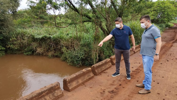 União dos prefeitos Valtinho e Júnior possibilitará restauração de ponte que divide Assis e Jesuítas 