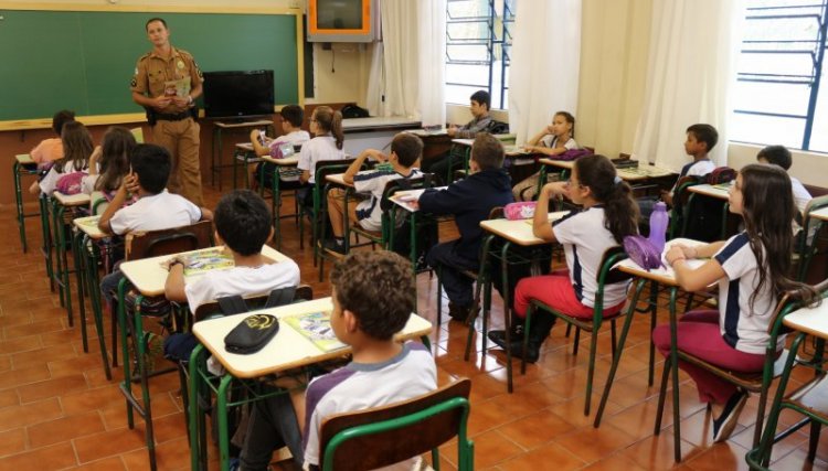Proerd vai formar novos alunos em Nova Aurora
<br/>
<br/>