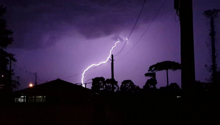 Paraná deve ter chuva de granizo e ventos de até 100 km/h nesta terça-feira (9), alerta Inmet
