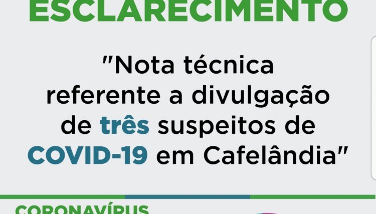 Cafelândia afirma que informações sobre coronavírus foram enviadas erradas para boletim do governo 